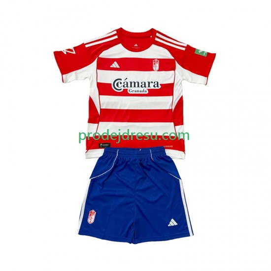 Granada Dresy Fotbal Dětský Domácí 2025-2026 Krátký rukáv