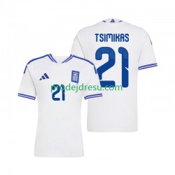 Řecko Dresy Fotbal Konstantinos Tsimikas 21 Muž Domácí 2026 Krátký rukáv