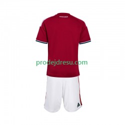 Maďarsko Dresy Fotbal Dětský Domácí World Cup 2026 Krátký rukáv