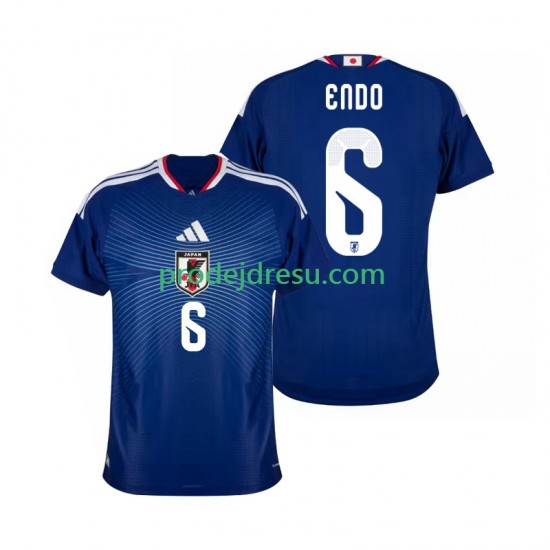 Japonsko Dresy Fotbal Wataru Endo 6 Muž Domácí World Cup 2026 Krátký rukáv