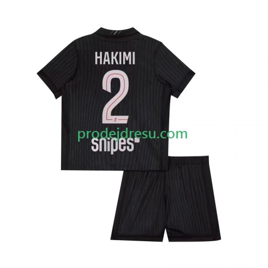 Paris Saint-Germain Dresy Fotbal Achraf Hakimi 2 Dětský Čtvrtý 2025-2026 Krátký rukáv