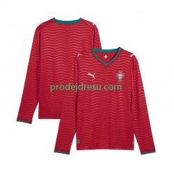 Portugalsko Dresy Fotbal Muž Domácí World Cup 2026 Dlouhý rukáv