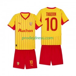 RC Lens Dresy Fotbal Florian Thauvin 10 Dětský Domácí 2025-2026 Krátký rukáv