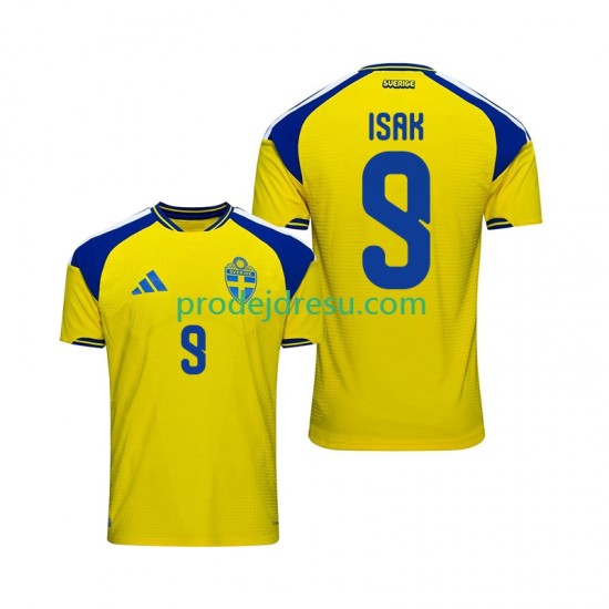 Švédsko Dresy Fotbal Isak 9 Muž Domácí 2026 Krátký rukáv
