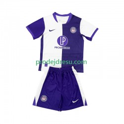 Dresy Fotbal Toulouse Dětský Domácí 2025-2026 Krátký rukáv
