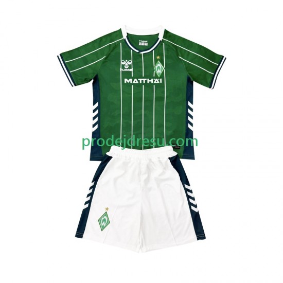 Dresy Fotbal Werder Bremen Dětský Domácí 2025-2026 Krátký rukáv