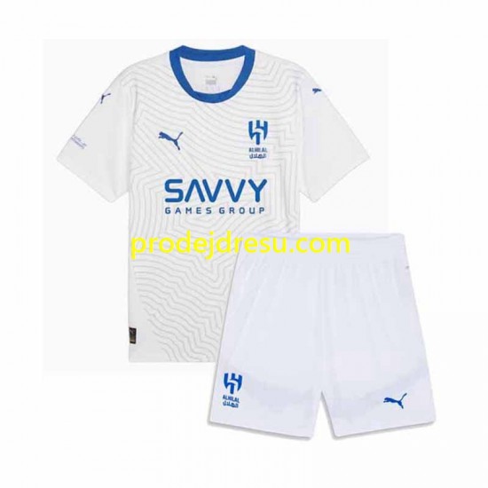 Dresy Fotbal Al-Hilal Dětský Venkovní 2024-2025 Krátký rukáv