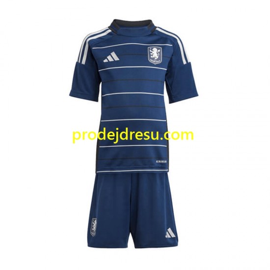 Aston Villa Dresy Fotbal Dětský Alternativní 2024-2025 Krátký rukáv