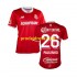 Dresy Fotbal Deportivo Toluca Paulinho 26 Muž Domácí 2024-2025 Krátký rukáv