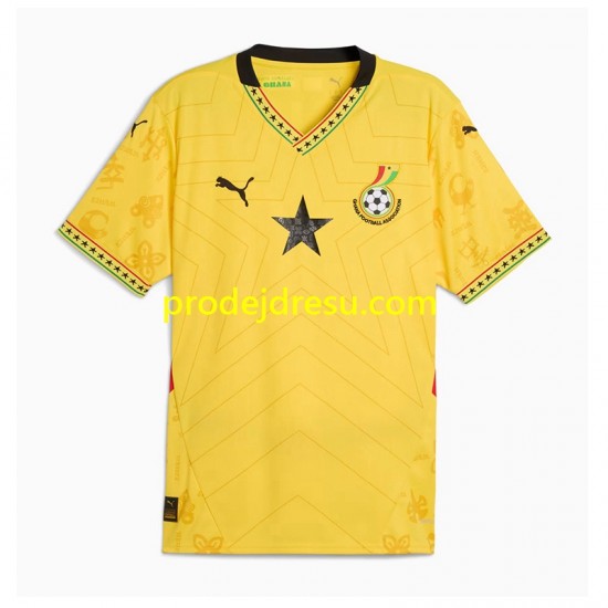 Ghana Dresy Fotbal Muž Venkovní 2024 Krátký rukáv