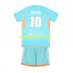 Inter Miami Dresy Fotbal Lionel Messi 10 Dětský Alternativní 2024-2025 Krátký rukáv