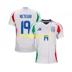 Itálie Dresy Fotbal Mateo Retegui 19 Muž Venkovní 2024 Krátký rukáv