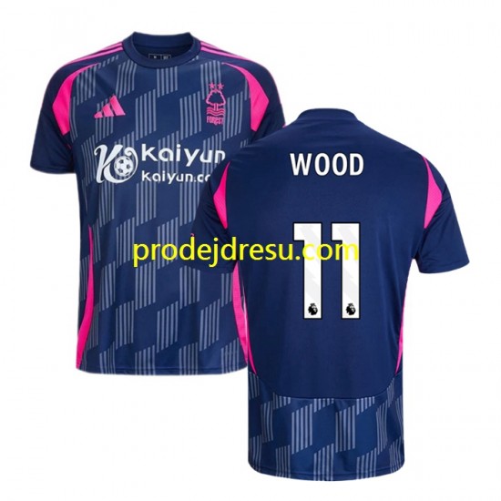 Nottingham Forest Dresy Fotbal Chris Wood 11 Muž Venkovní 2024-2025 Krátký rukáv