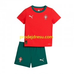 Portugalsko Dresy Fotbal Dětský Domácí 2025 Krátký rukáv