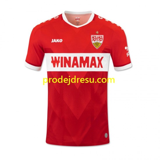 VfB Stuttgart Dresy Fotbal Muž Venkovní 2024-2025 Krátký rukáv