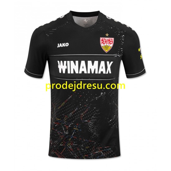 VfB Stuttgart Dresy Fotbal Muž Alternativní 2024-2025 Krátký rukáv