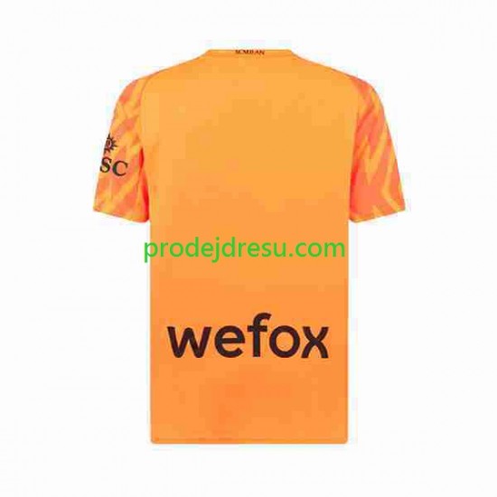 AC Milán Dresy Fotbal Brankářské Muž Venkovní 2023-2024 Krátký rukáv