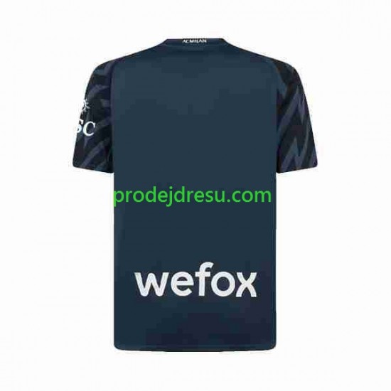 AC Milán Dresy Fotbal Brankářské Muž Alternativní 2023-2024 Krátký rukáv