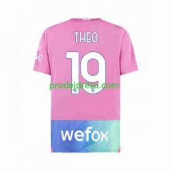 AC Milán Dresy Fotbal THEO 19 Muž Alternativní 2023-2024 Krátký rukáv