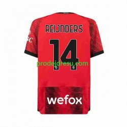 AC Milán Dresy Fotbal Tijjani Reijnders 14 Muž Domácí 2023-2024 Krátký rukáv