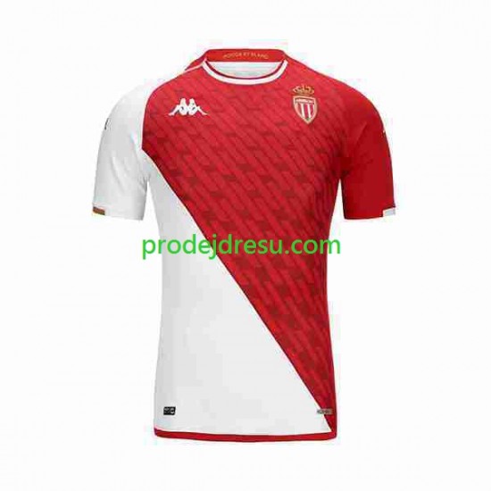 AS Monaco Dresy Fotbal Muž Domácí 2023-2024 Krátký rukáv