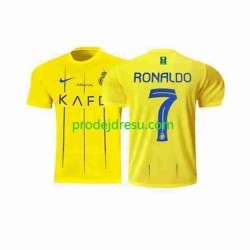 Dresy Fotbal Al-Nassr Ronaldo 7 Muž Domácí 2023-2024 Krátký rukáv