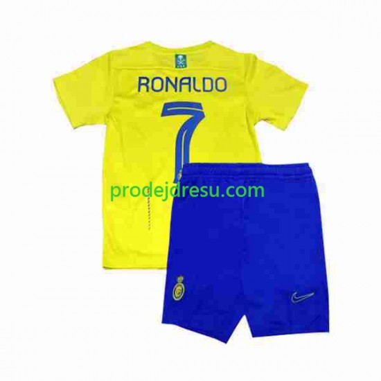 Dresy Fotbal Al-Nassr Ronaldo 7 Dětský Domácí 2023-2024 Krátký rukáv