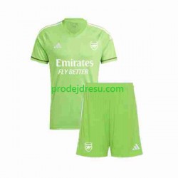 Arsenal Dresy Fotbal Brankářské Dětský Alternativní 2023-2024 Krátký rukáv
