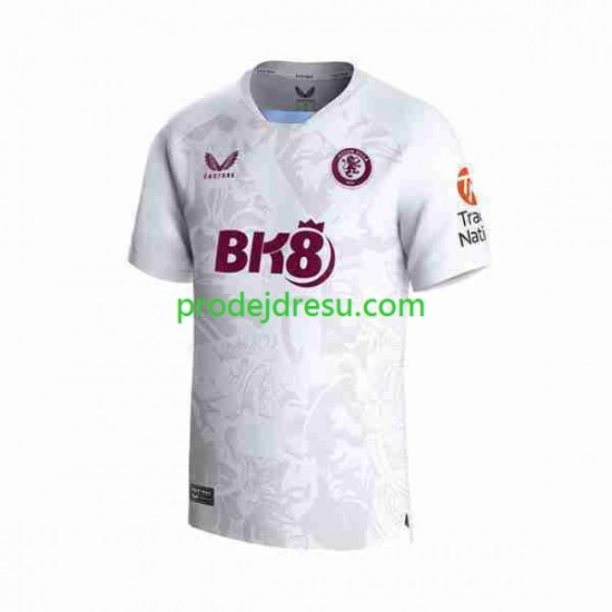 Aston Villa Dresy Fotbal Muž Venkovní 2023-2024 Krátký rukáv