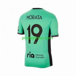 Atlético Madrid Dresy Fotbal 2 Alvaro Morata 19 Muž Alternativní 2023-2024 Krátký rukáv