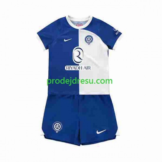 Atlético Madrid Dresy Fotbal 2 Dětský Venkovní 2023-2024 Krátký rukáv