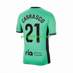 Atlético Madrid Dresy Fotbal 2 Yannick Carrasco 21 Muž Alternativní 2023-2024 Krátký rukáv