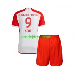 FC Bayern Mnichov Dresy Fotbal Harry Kane 9 Dětský Domácí 2023-2024 Krátký rukáv