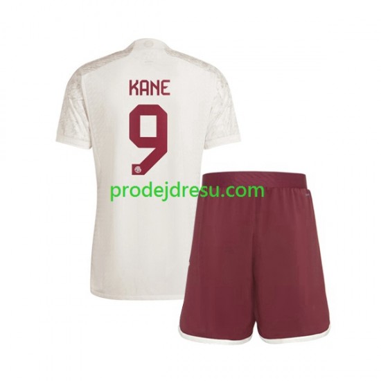 FC Bayern Mnichov Dresy Fotbal Harry Kane 9 Dětský Alternativní 2023-2024 Krátký rukáv
