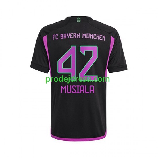FC Bayern Mnichov Dresy Fotbal Jamal Musiala 42 Muž Venkovní 2023-2024 Krátký rukáv