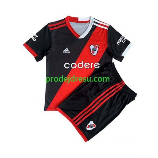 CA River Plate Dresy Fotbal Dětský Alternativní 2023-2024 Krátký rukáv