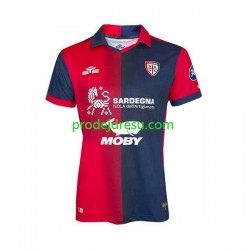 Cagliari Dresy Fotbal Muž Domácí 2023-2024 Krátký rukáv