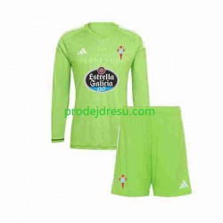 Celta de Vigo Dresy Fotbal Brankářské Dětský Domácí 2023-2024 Dlouhý rukáv