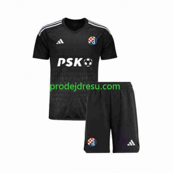 Dinamo Záhřeb Dresy Fotbal Brankářské Dětský Venkovní 2023-2024 Krátký rukáv