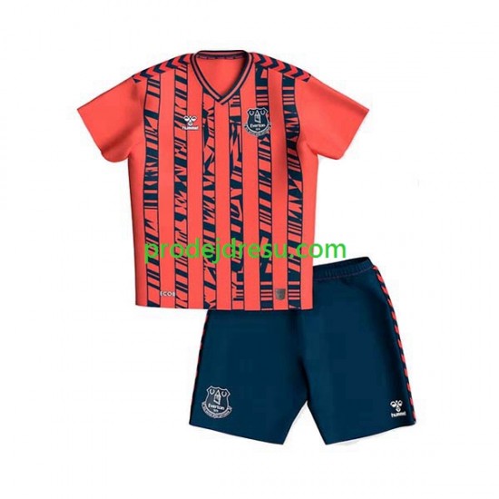 Everton Dresy Fotbal Dětský Venkovní 2023-2024 Krátký rukáv