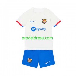 FC Barcelona Dresy Fotbal Dětský Venkovní 2023-2024 Krátký rukáv