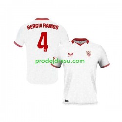 Sevilla FC Dresy Fotbal Sergio Ramos 4 Muž Domácí 2023-2024 Krátký rukáv