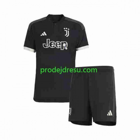 Juventus Dresy Fotbal Dětský Alternativní 2023-2024 Krátký rukáv