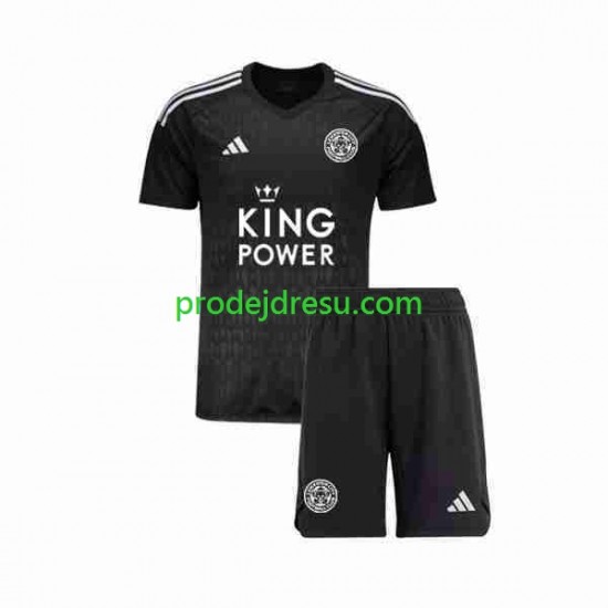 Leicester City Dresy Fotbal Brankářské Dětský Alternativní 2023-2024 Krátký rukáv