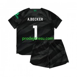 Liverpool Dresy Fotbal A.Becker 1 Brankářské Dětský Venkovní 2023-2024 Krátký rukáv