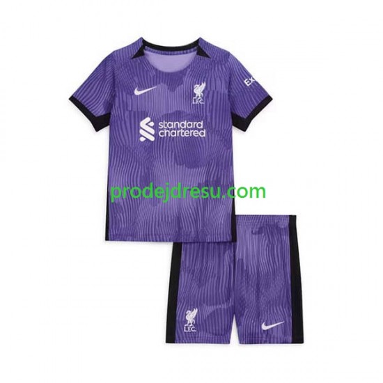 Liverpool Dresy Fotbal Dětský Alternativní 2023-2024 Krátký rukáv
