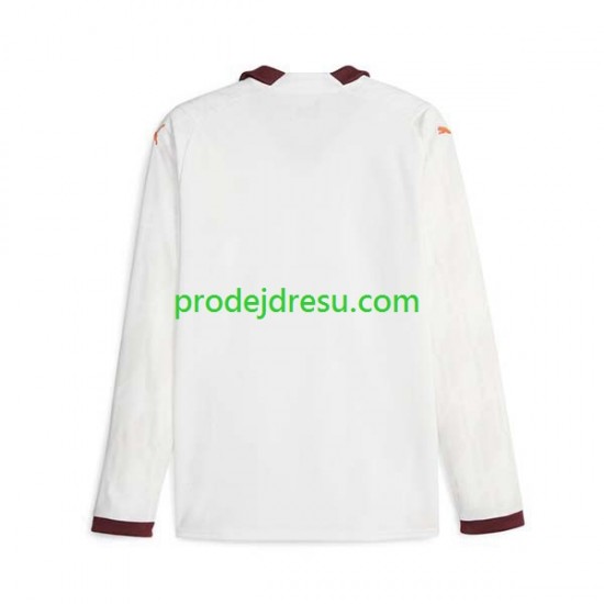 Manchester City Dresy Fotbal Muž Venkovní 2023-2024 Dlouhý rukáv