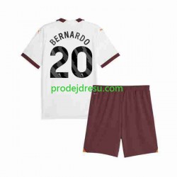 Manchester City Dresy Fotbal Bernardo Silva 20 Dětský Venkovní 2023-2024 Krátký rukáv