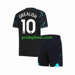Manchester City Dresy Fotbal Jack Grealish 10 Dětský Alternativní 2023-2024 Krátký rukáv