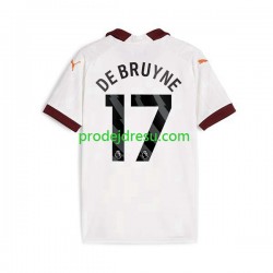 Manchester City Dresy Fotbal Kevin De Bruyne 17 Muž Venkovní 2023-2024 Krátký rukáv